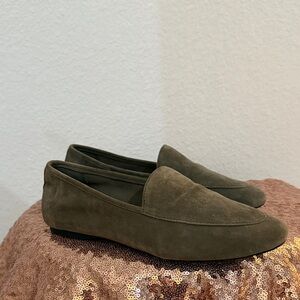 Birdies Women's Suede Loafers - Olive